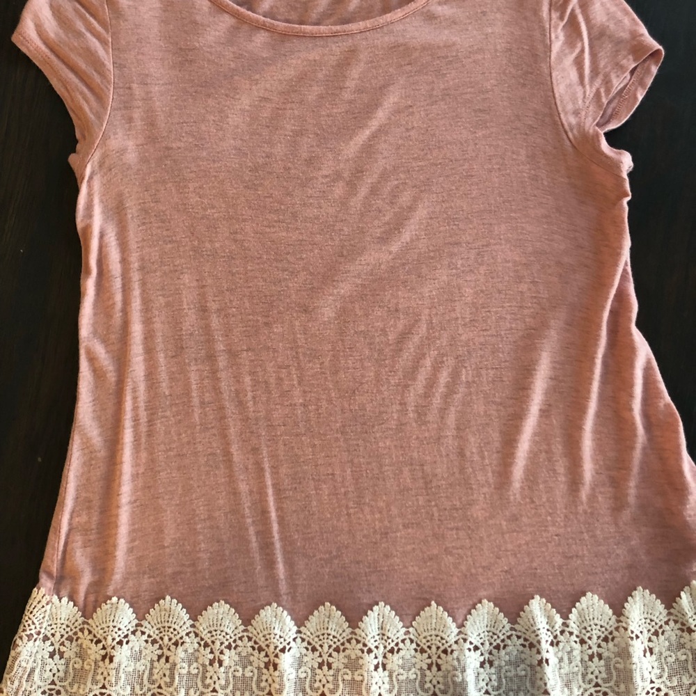 Pink crochet top